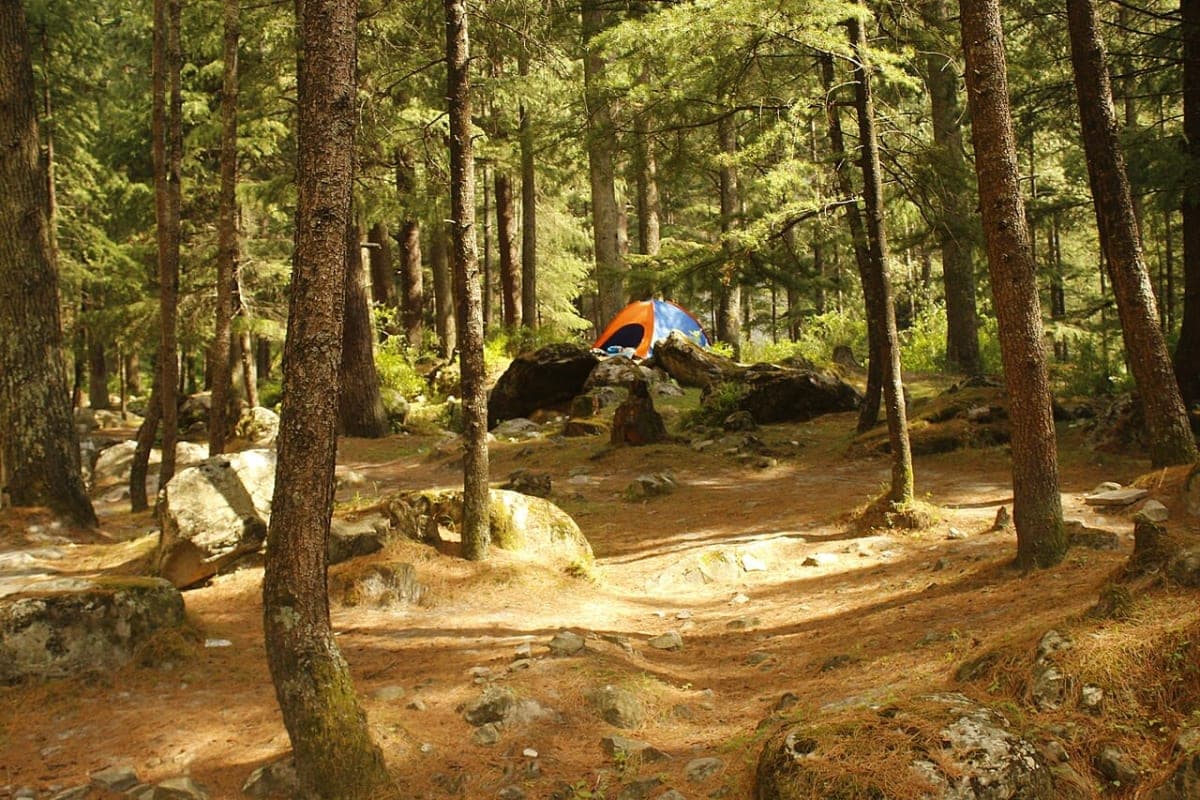Kasol Valley panoramic view