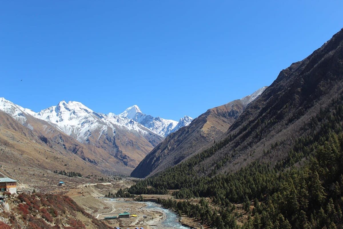 Chitkul village in Kinnaur valley