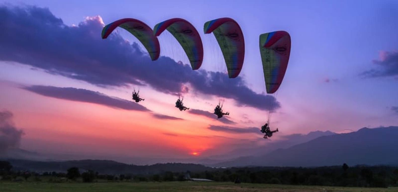 Paragliding & Departure